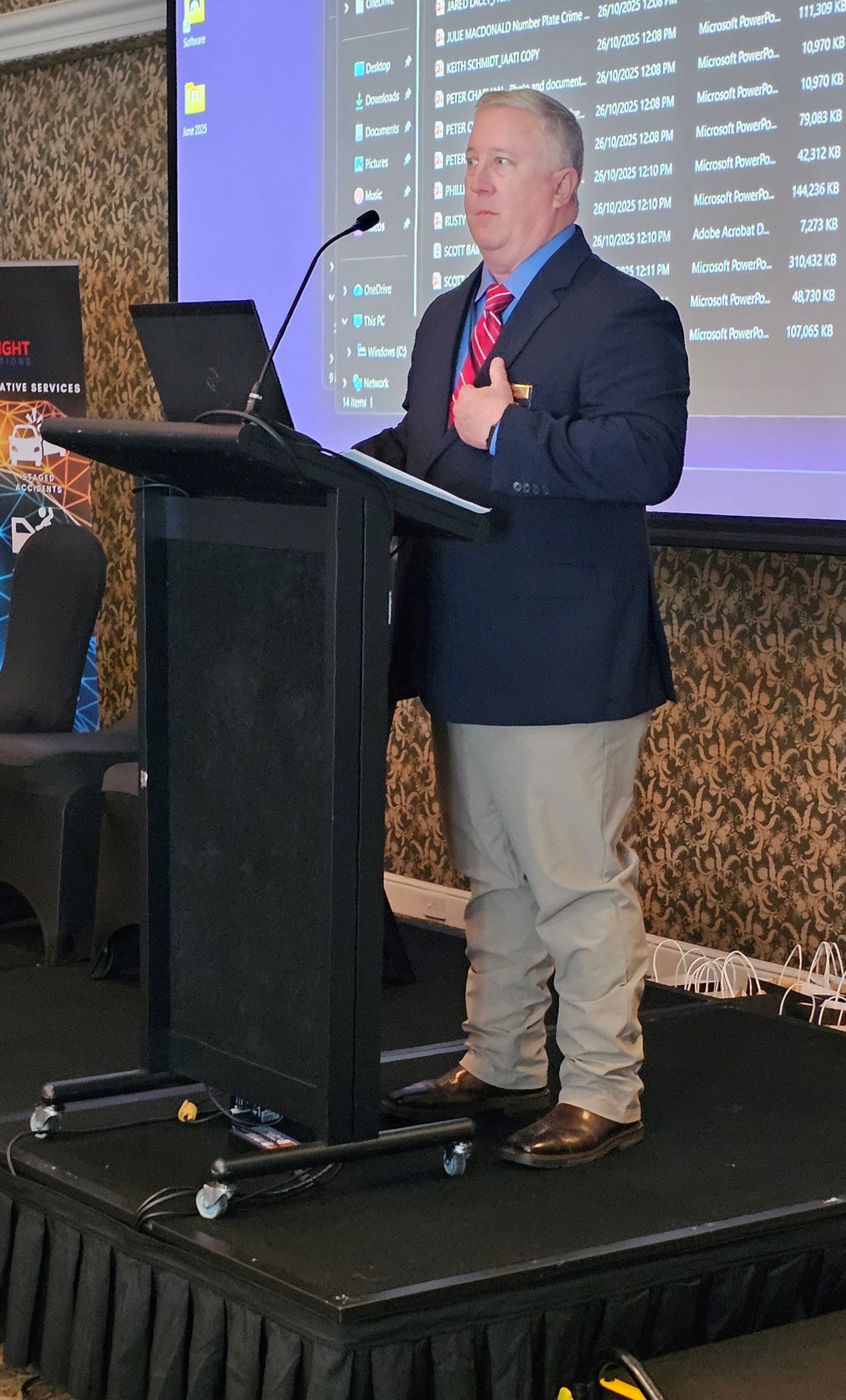 D.T. ' Rusty ' Russell (1st Vice President, IAATI)